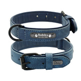 Personalized Leather Collar & Leash Set