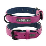 Personalized Leather Collar & Leash Set