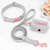 Personalized Collar + Leash Set