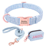 Personalized Collar + Leash Set