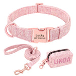 Personalized Collar + Leash Set