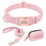 Personalized Collar + Leash Set