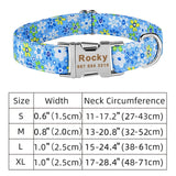 Personalized Nylon Clip Collar