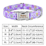 Personalized Nylon Clip Collar